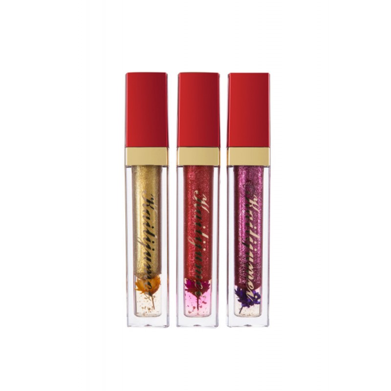 3PCS SPARKLY LIP GLOSS COMBO